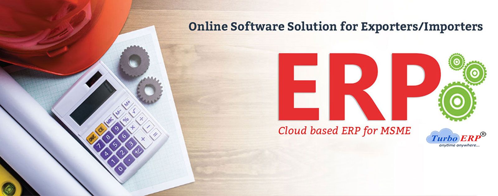Online software solution for exporters and importers: ERP, cloud based ERP for MSME